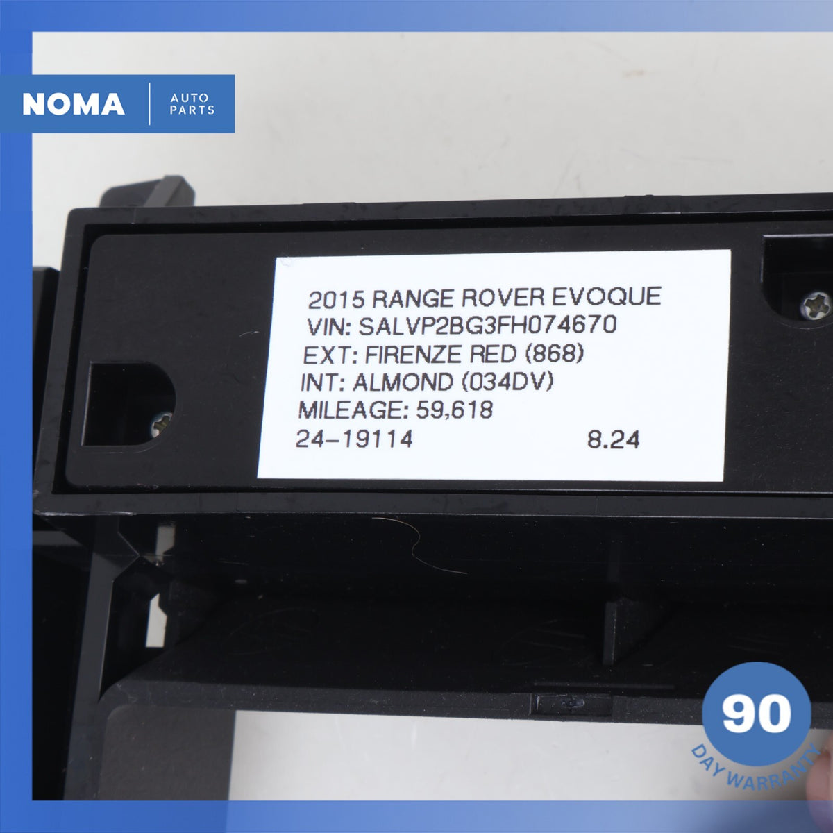 14-15 Range Rover Evoque L538 Radio Screen Display Bezel Trim Switch Panel OEM - photo 16