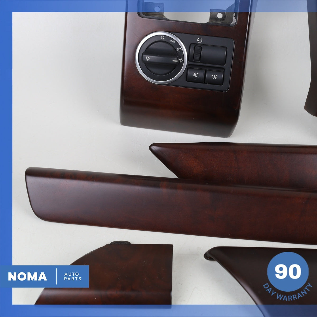 10-12 Range Rover L322 Dashboard Center Console Panel Trim Set Wood OEM - photo 7