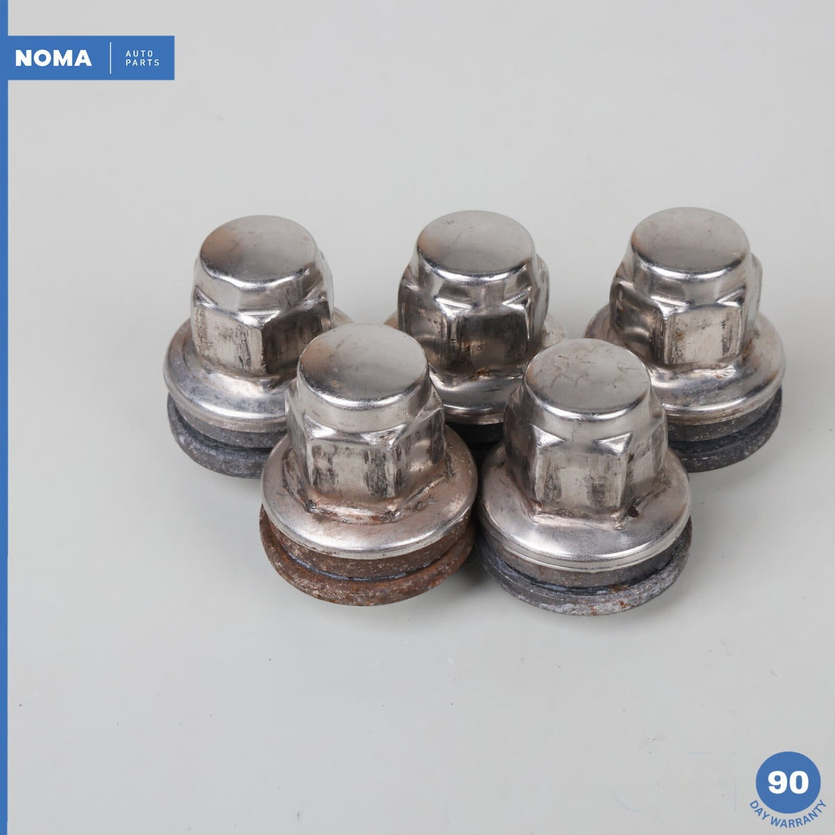 00-08 Jaguar S-Type X200 X202 X204 Wheel Lug Nuts Bolts Set of 5 1X431012AA OEM - photo 1