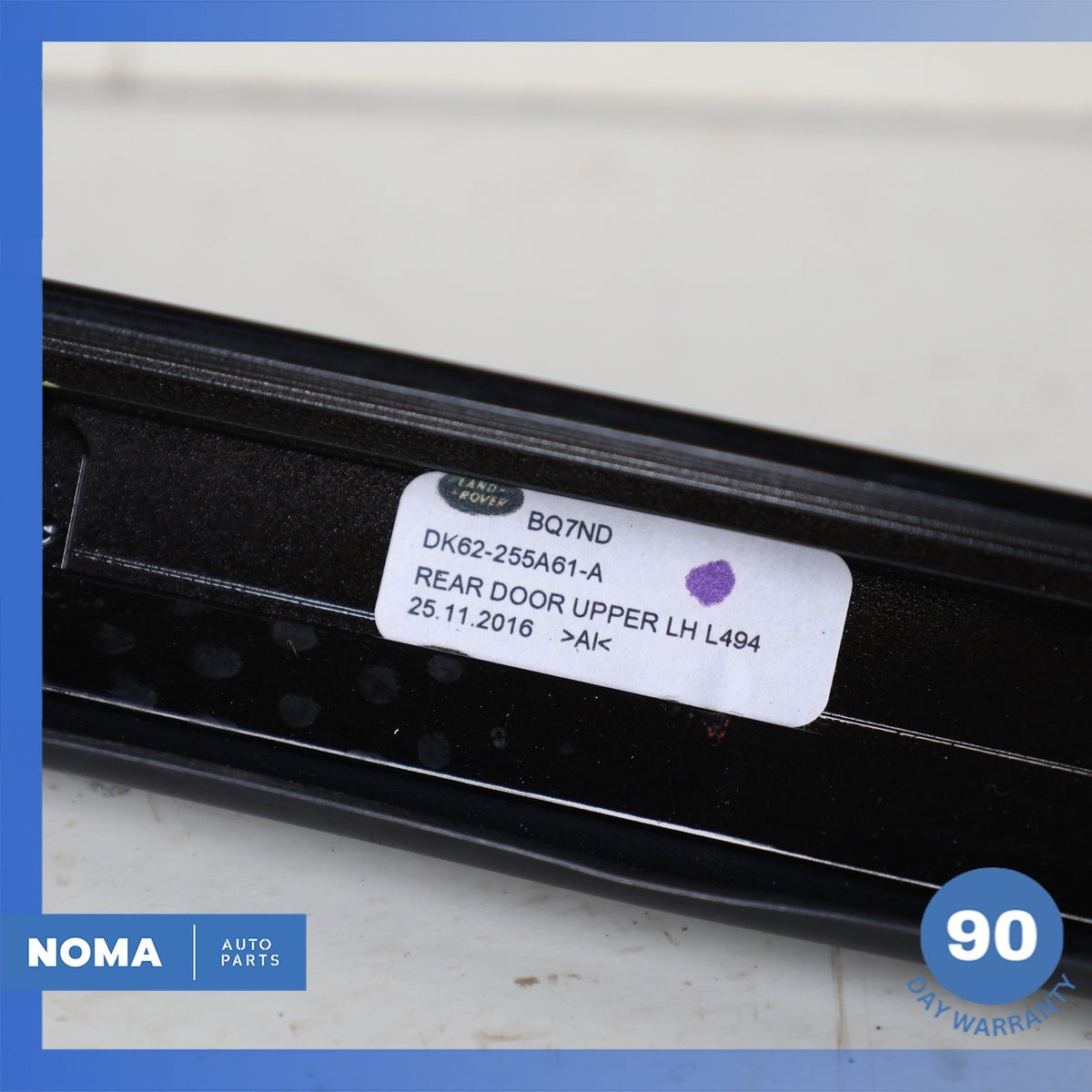 14-22 LR Range Rover Sport L494 Rear Left Upper Window Weatherstrip Seal OEM - photo 11