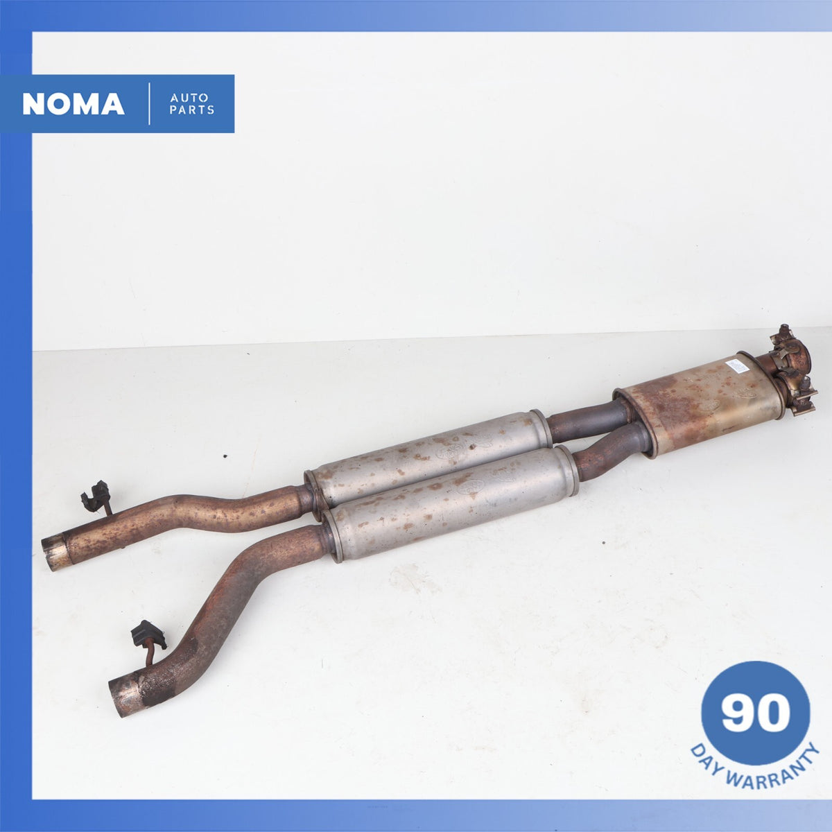 17-20 Jaguar X761 F-Pace Center Exhaust Muffler Resonator Pipe OEM 77k - photo 1
