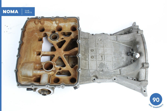 99-02 Jaguar XK8 XJ8 4.0L V8 Engine Upper Oil Pan w/ Sensor XW936706BE OEM - photo 1