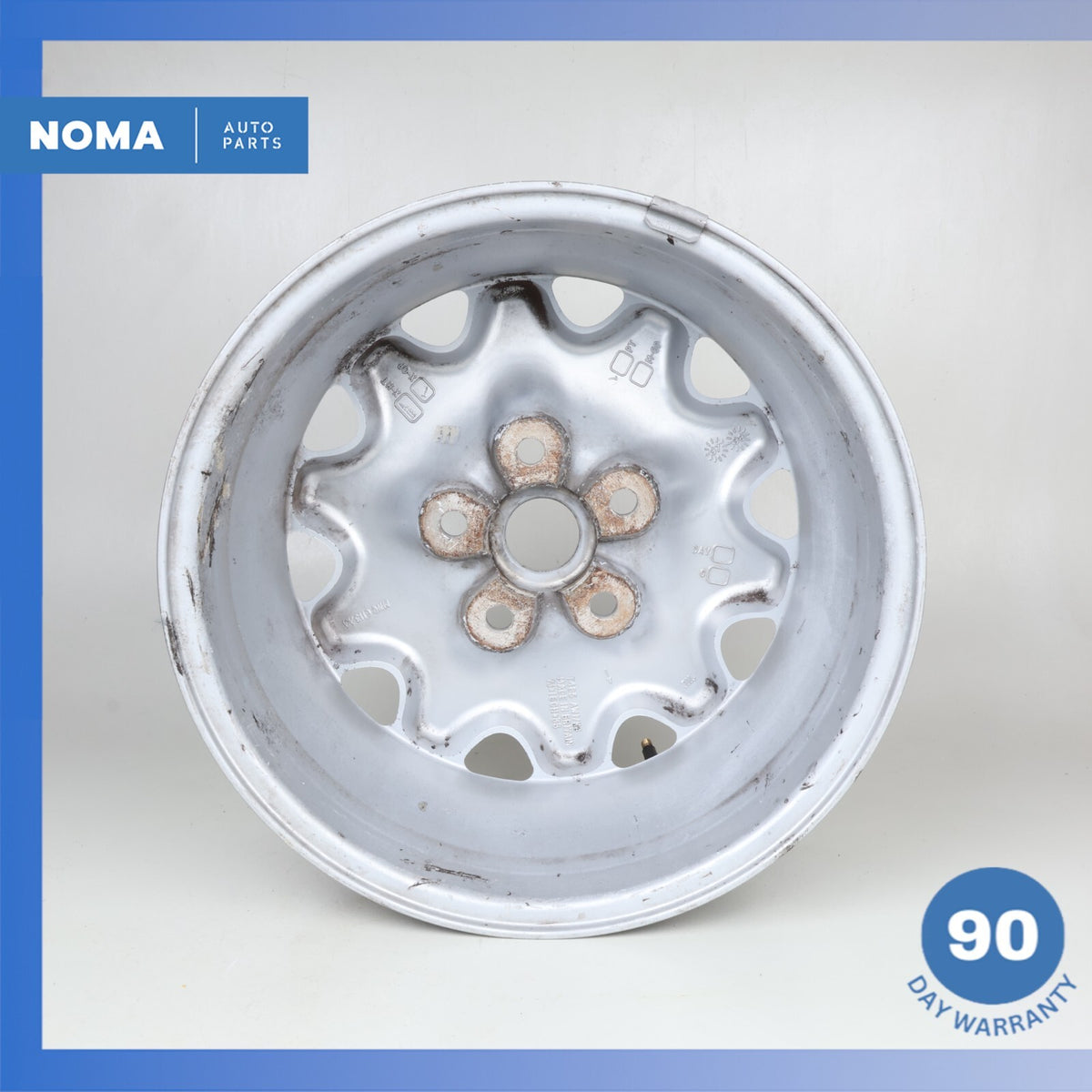 98-03 Jaguar X308 XJ8 Starburst 7 x R16 16" Wheel Rim Silver MNC6113AA OEM - photo 10