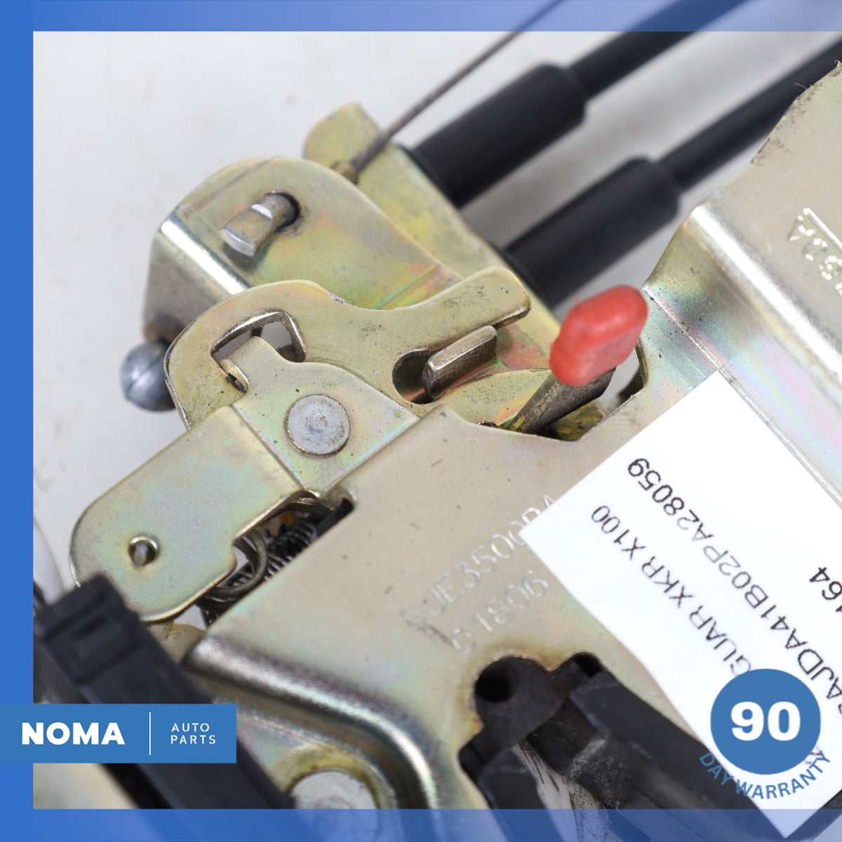 01-06 Jaguar X100 XKR XK8 Trunk Boot Latch Lock Mechanism w/ Cable GJE3500BB OEM - photo 13