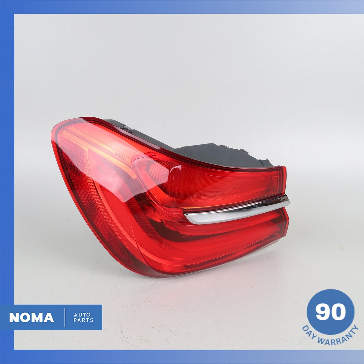 16-19 BMW G12 740i 750Li Rear Left Outer Light Lamp LED w/ Molding OEM 76k - photo 2
