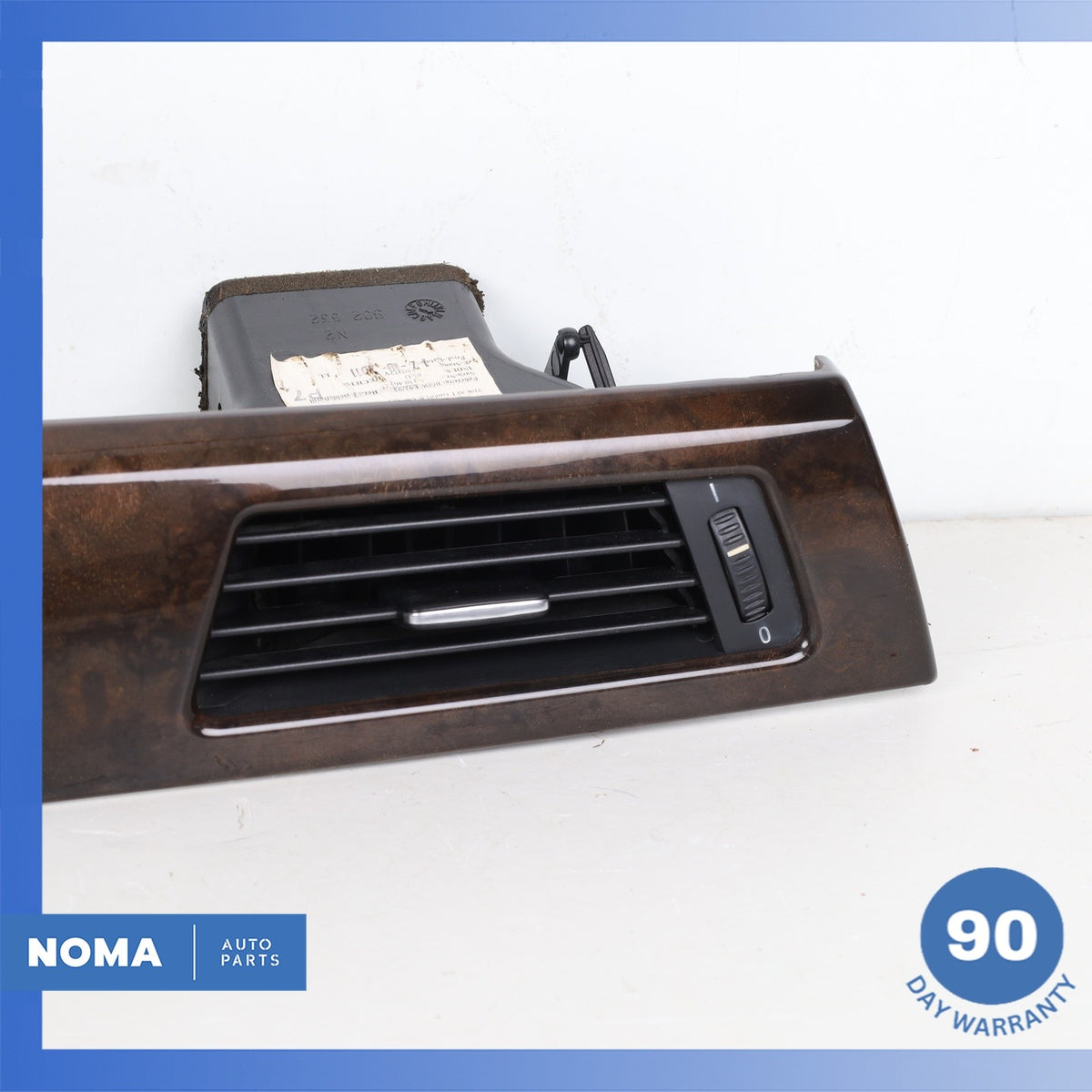 BMW E92 328i 335i Dashboard A/C AC Air Vent Grille Wood Trim Set OEM - photo 3