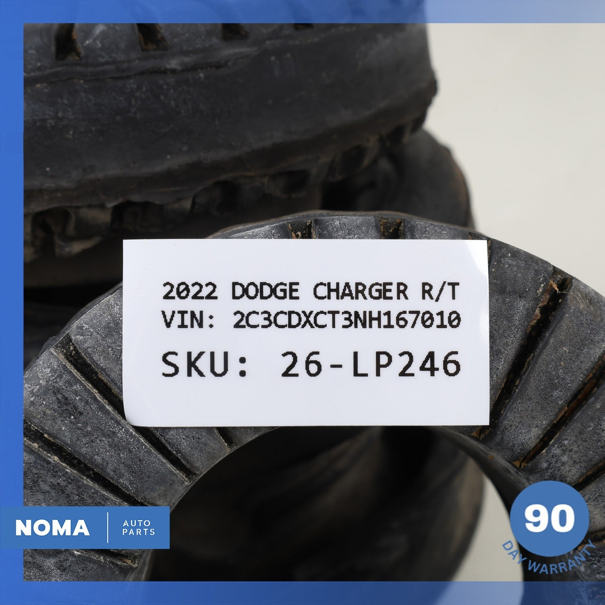 15-23 Dodge LD Charger RWD Rear Right & Left Shock Absorber Spring Set OEM 74k - photo 16