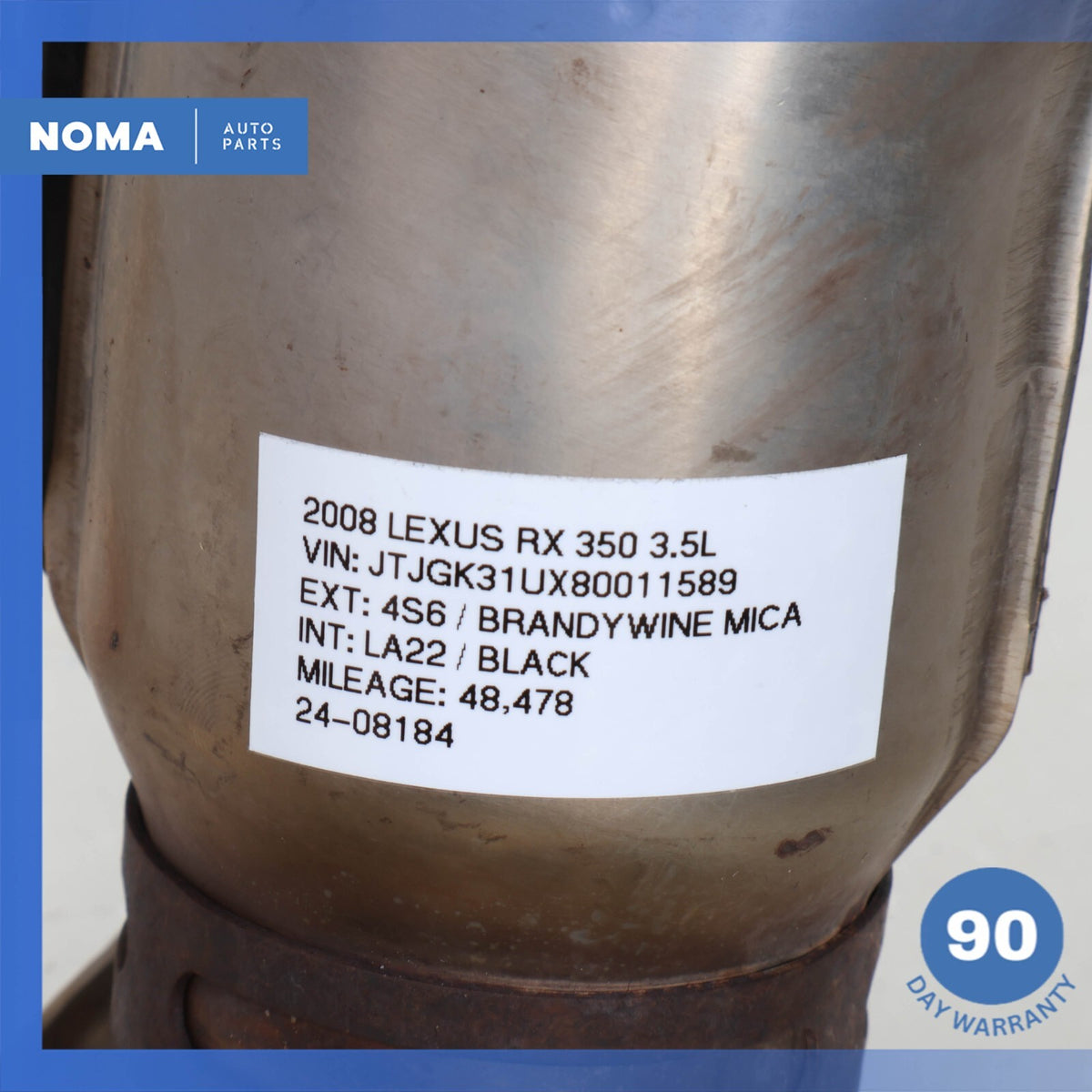 07-09 Lexus XU30 RX350 FWD Front Exhaust Crossover Pipe 17403-20170 OEM 48k - photo 12