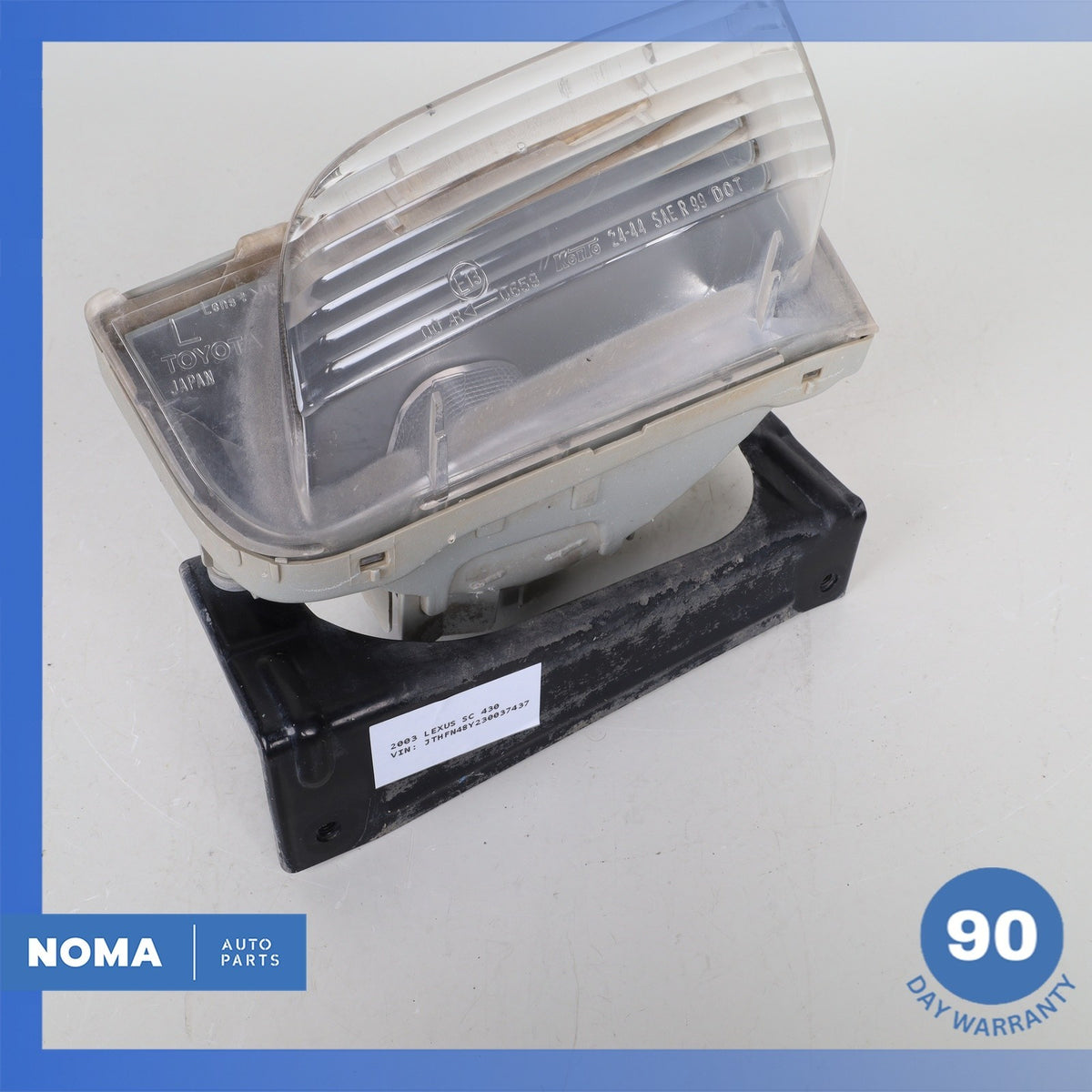 02-10 Lexus Z40 SC430 Front Left Driver Side Fog Light Lamp 81221-24050 OEM - photo 2