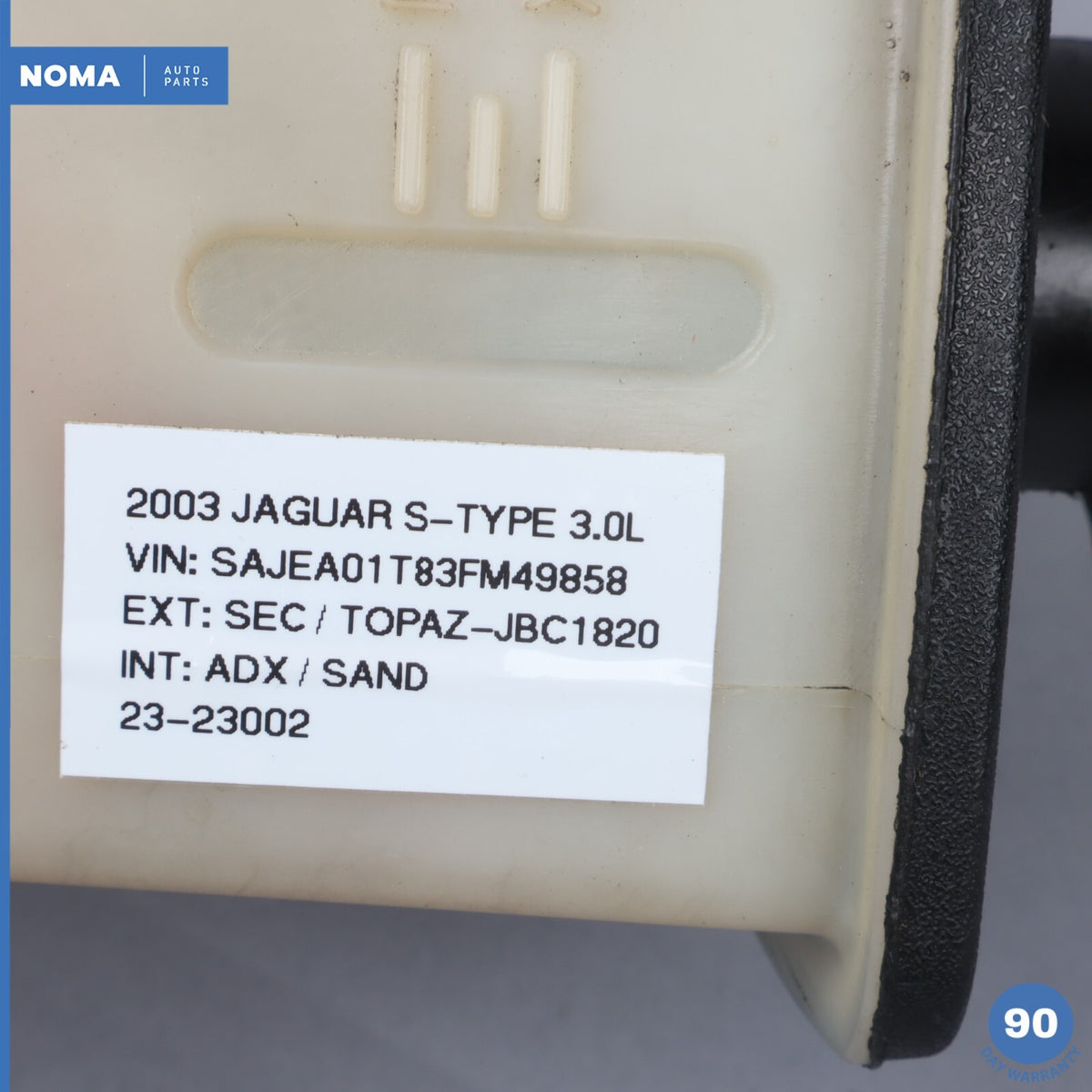 03-08 Jaguar S-Type X202 Power Steering Fluid Reservoir Bottle XW433R700AC OEM - photo 17
