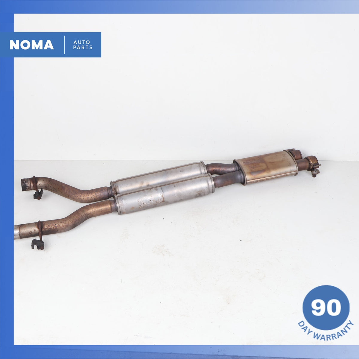 17-20 Jaguar X761 F-Pace Center Exhaust Muffler Resonator Pipe OEM 77k - photo 7