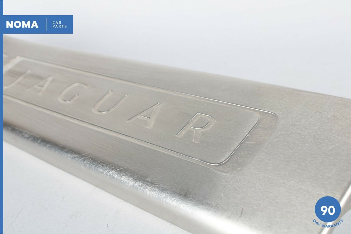 10-18 Jaguar X351 XJ XJL LWB Rear Right Door Scuff Tread Plate EW9313200BA OEM - photo 3
