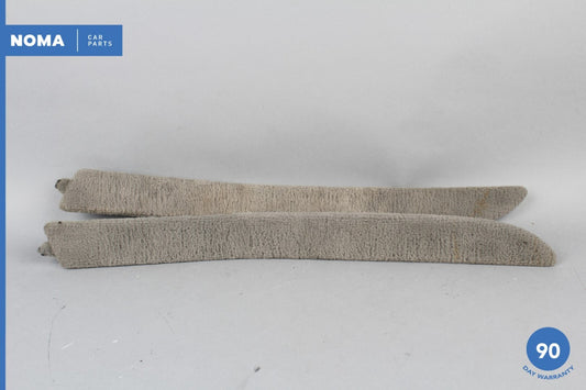 04-07 BMW 530i E60 Left and Right Center Console Carpet Trim Set 51167132688 OEM - photo 1