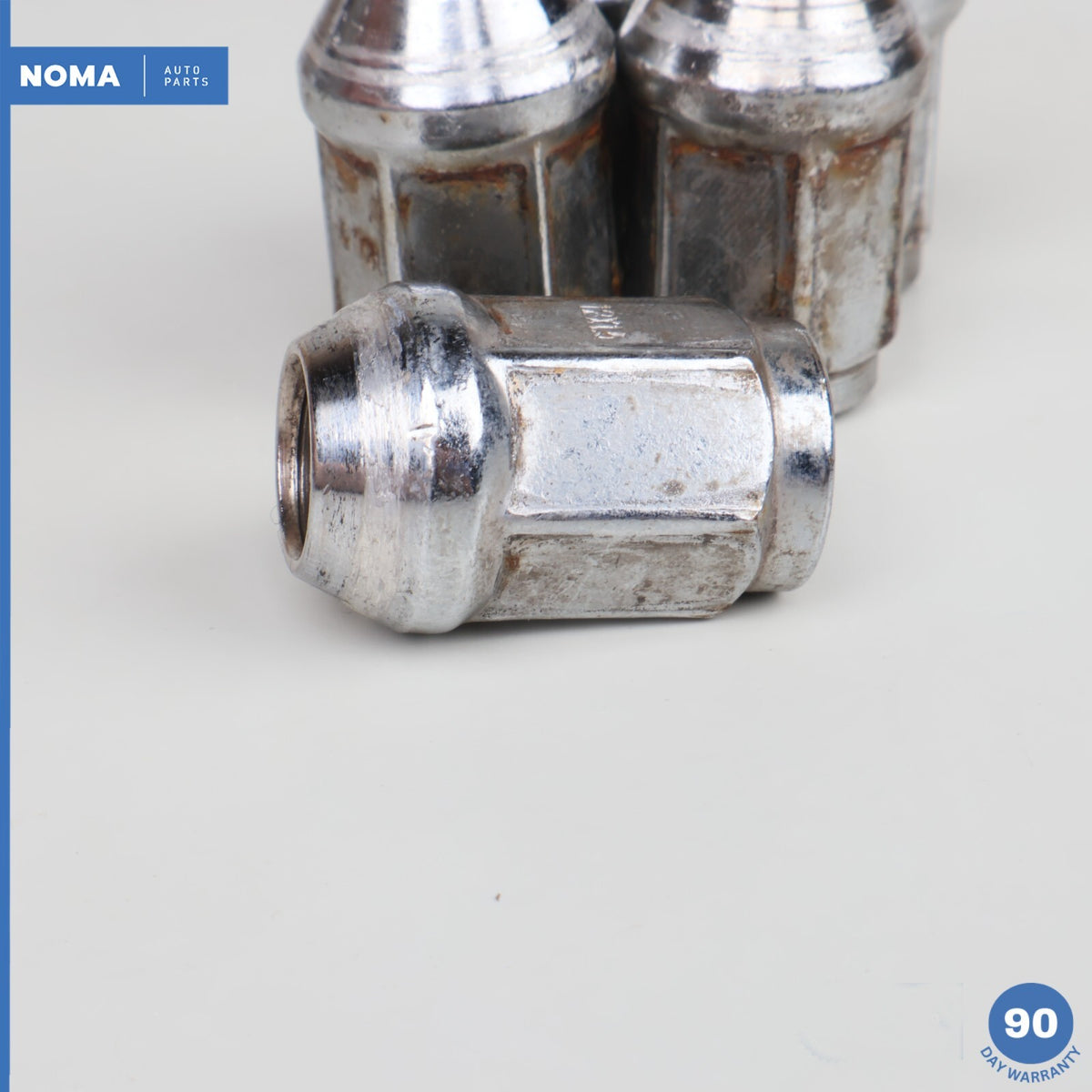 02-08 Jaguar X-Type X400 Wheel Rim Bolt Lug Nut Chrome Set of 5 1X431012AA OEM - photo 7