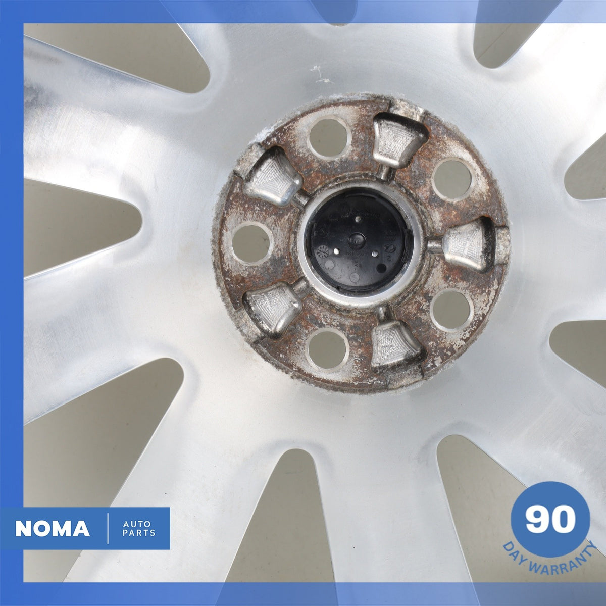 17-24 Jaguar X761 F-Pace Turbine 9 x R22 22" Wheel Rim Chrome OEM - photo 20