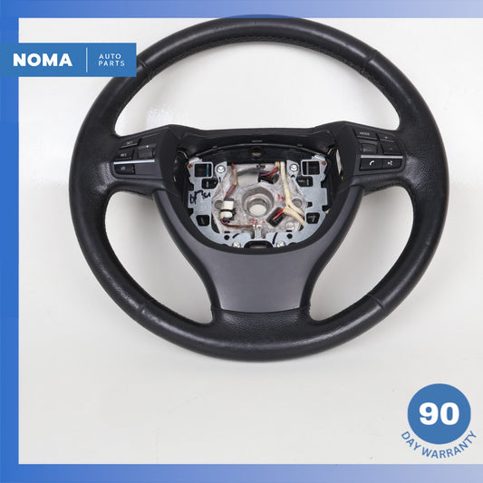 2013 BMW F10 ActiveHybrid 5 Steering Wheel Black 32336790889 OEM - photo 1