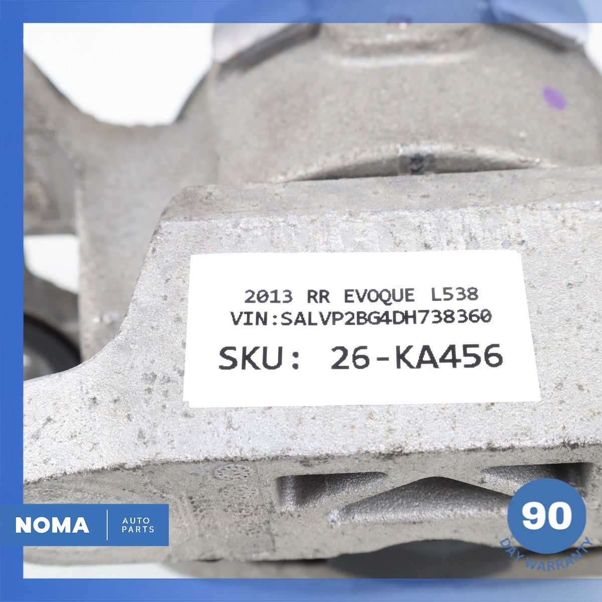12-16 Land Rover Range Rover Evoque L538 Engine Frame Mount Set OEM - photo 11