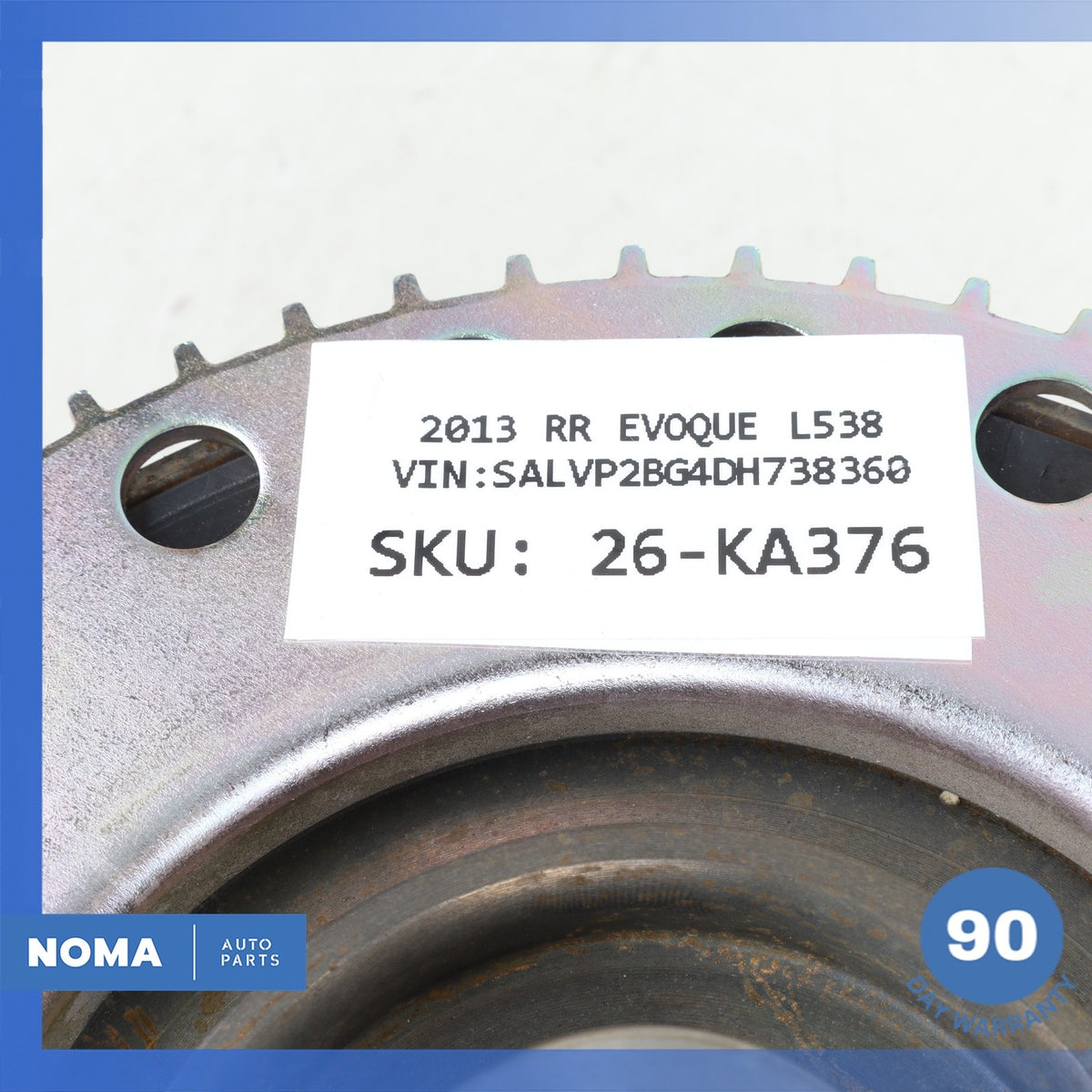 12-17 Range Rover Evoque L538 Engine Crankshaft Balancer Pulley LR078547 OEM - photo 9