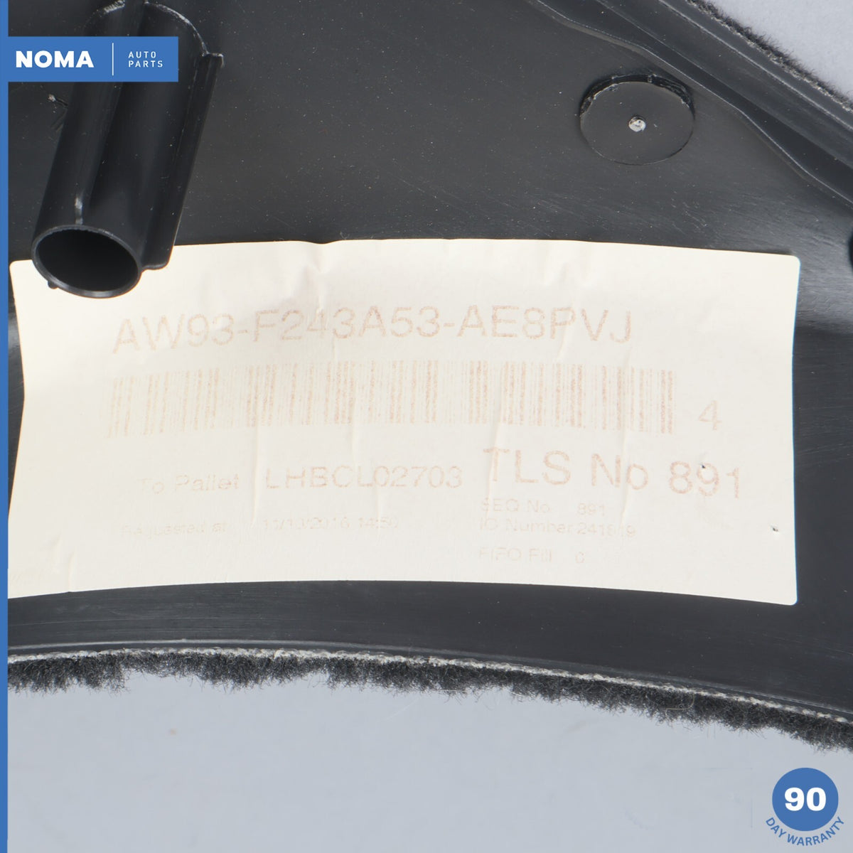10-18 Jaguar XJ X351 Left Driver Side Lower B Pillar Trim Cover Carpet PVJ OEM - photo 13