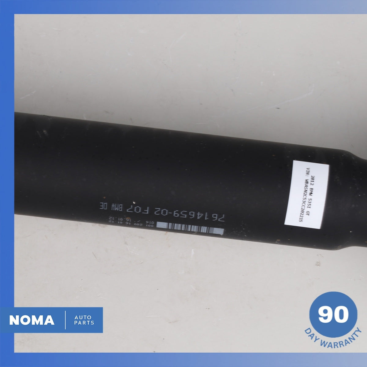 10-15 BMW F07 535i 550i GT RWD Rear Propeller Prop Driveshaft Drive Shaft OEM - photo 5