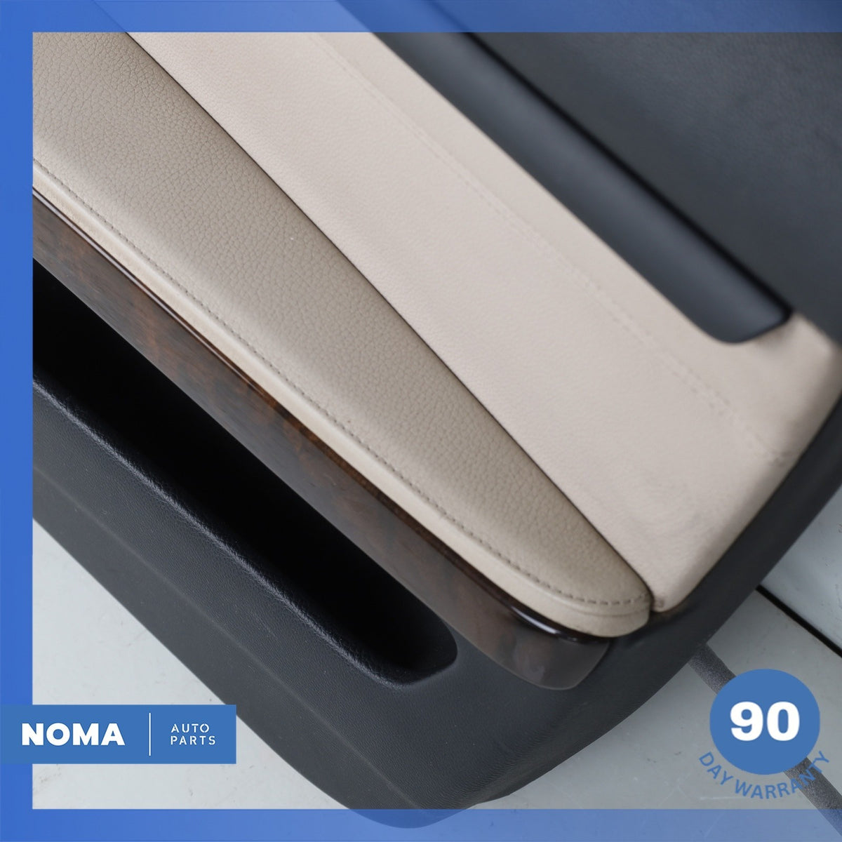 07-13 BMW E93 328i 335i Right Passenger Door Cover Panel Beige/Black OEM - photo 13