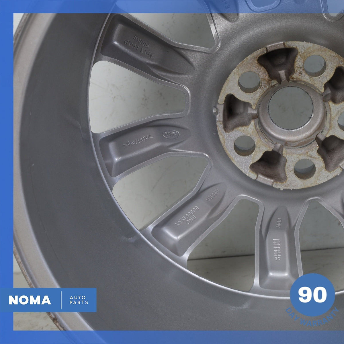 06-09 LR Range Rover Sport L320 Silver Sparkle 9.5 x R20 20" Wheel Rim OEM - photo 16