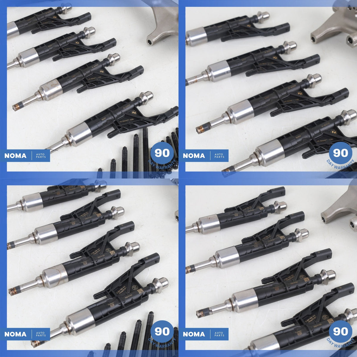16-20 BMW G12 740i 3.0L Engine Motor Fuel Injector Rail Set w/ Lines OEM 76k - photo 16