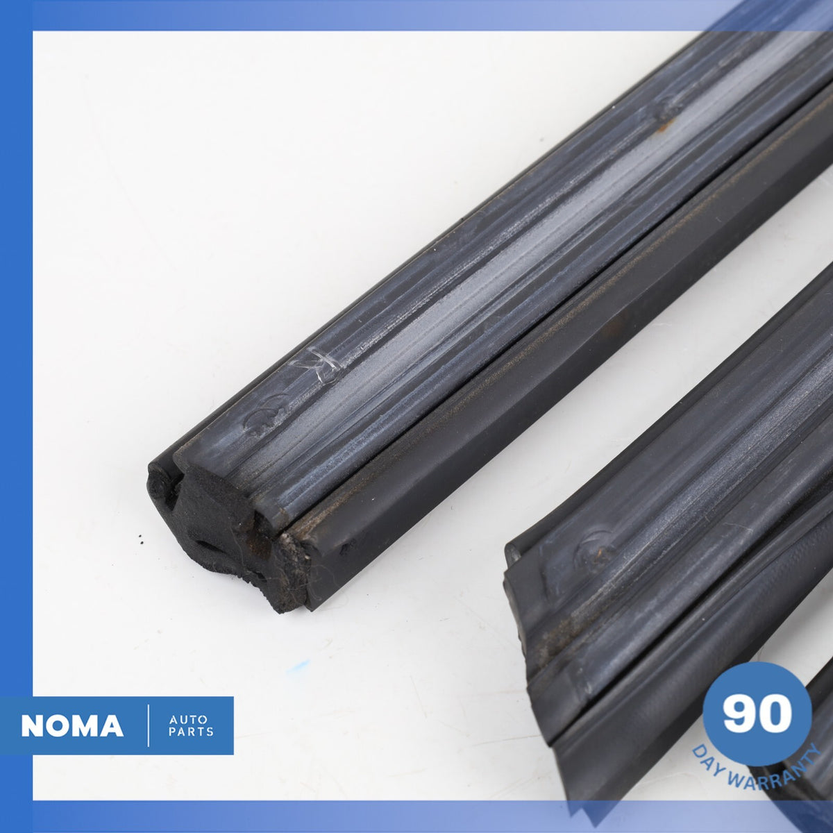 89-96 Jaguar XJS Convertible Top Roof Right Side Outside Molding Seal Set OEM - photo 9