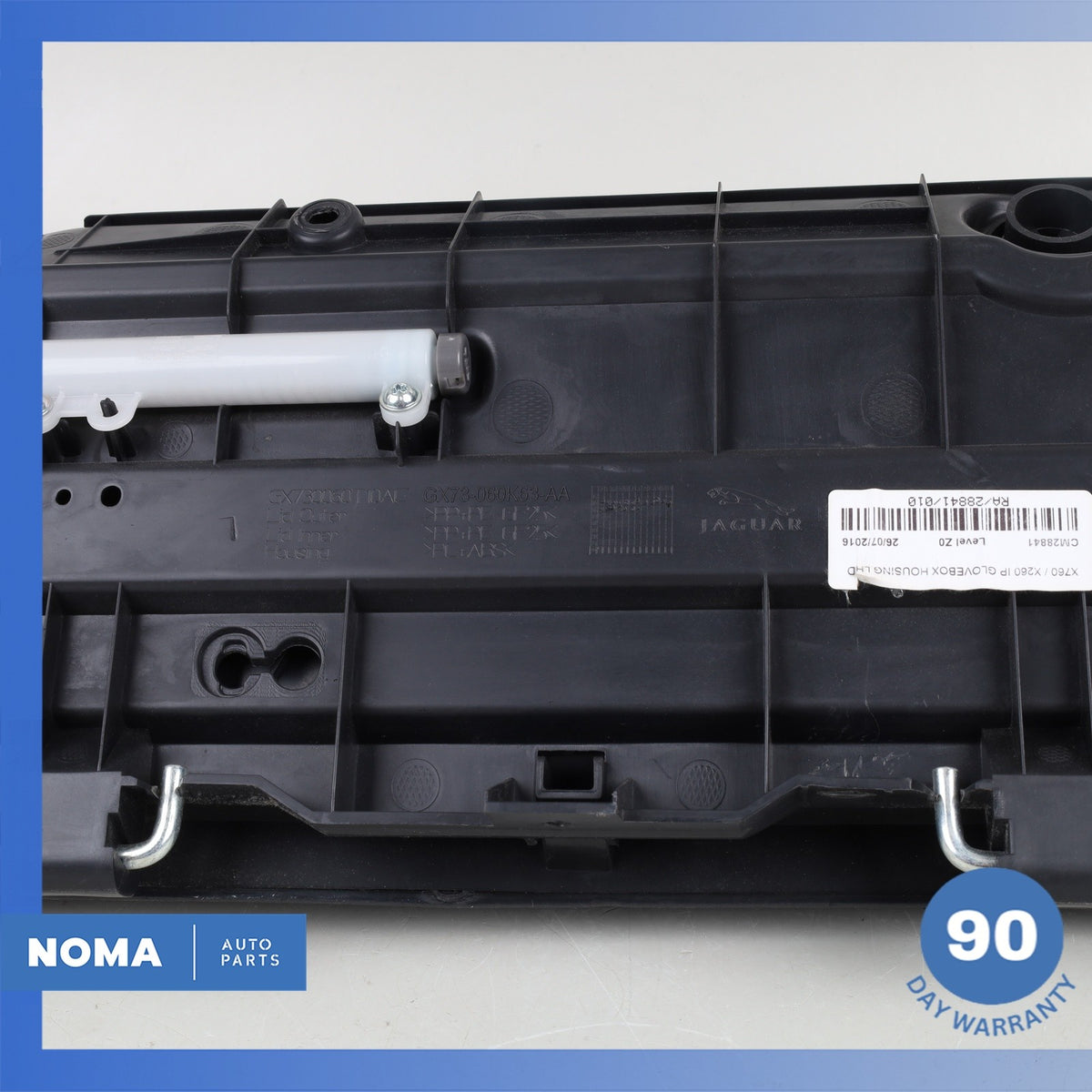 17-19 Jaguar X760 XE Glovebox Glove Box Compartment Trim Black OEM - photo 15