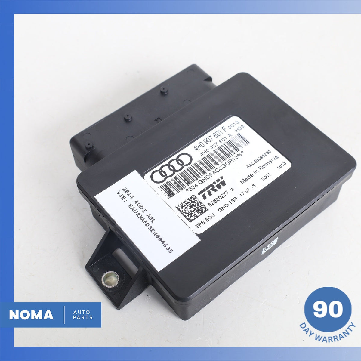 2014 Audi D4 A8 Electronic Parking Brake Control Module 4H0907801F OEM - photo 3