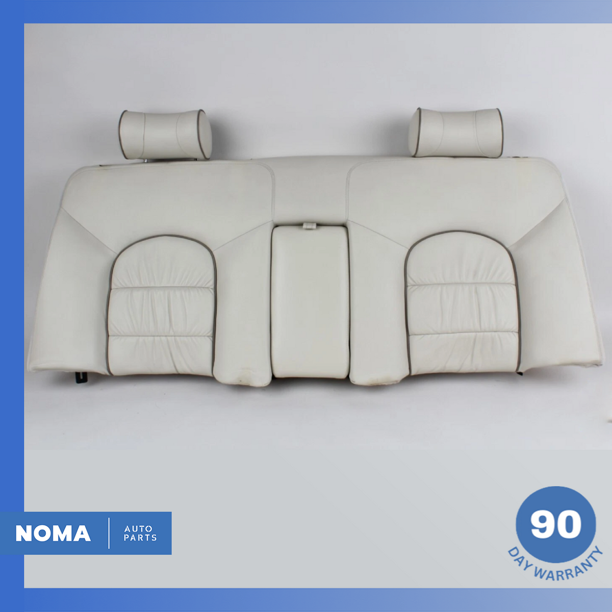 98-03 Jaguar XJ8 Vanden Plas X308 Rear Top Upper Seat Cushion w/ Headrests OEM - photo 1