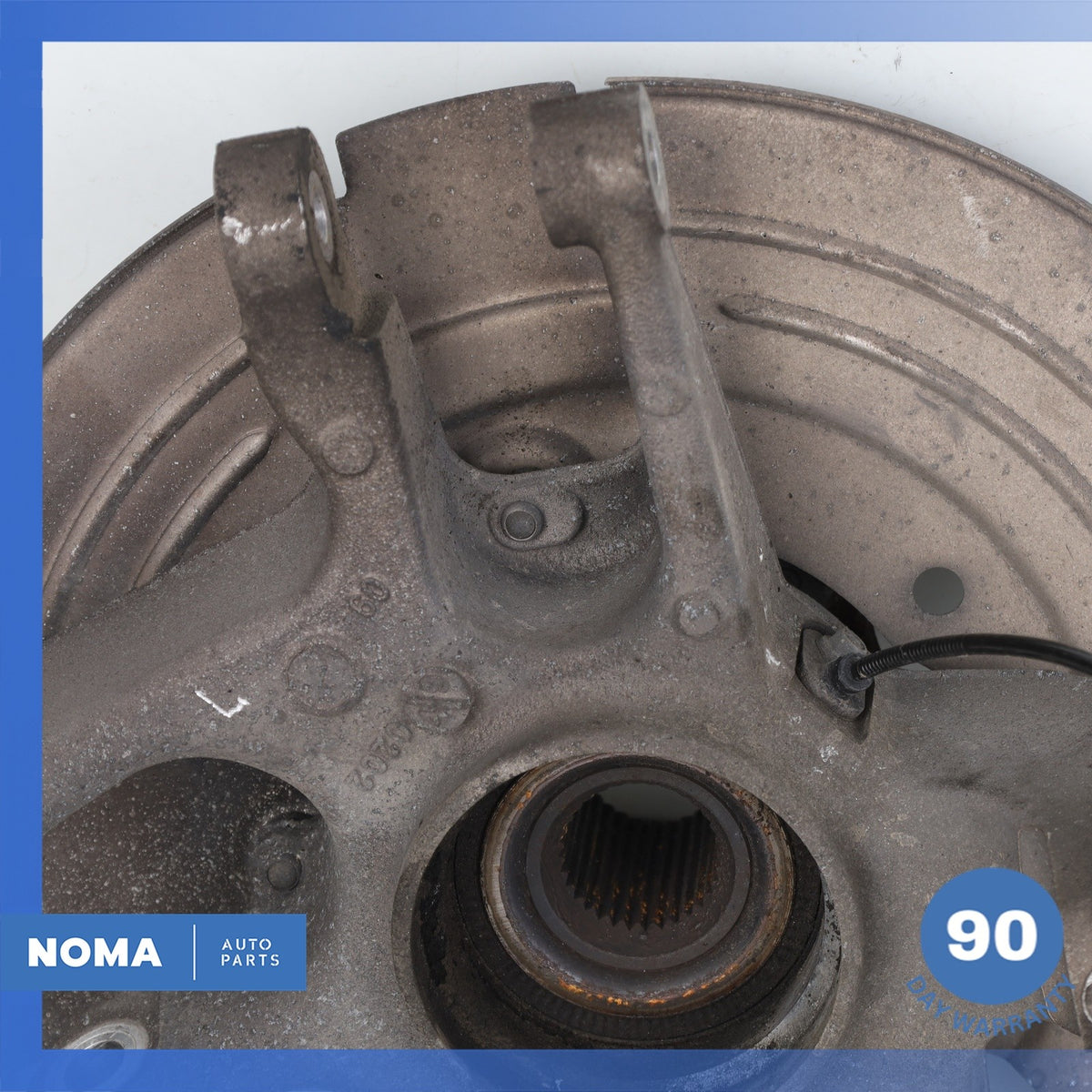09-19 Jaguar X250 XF XJ XK Rear Left Spindle Knuckle Hub w/ Shield OEM - photo 12