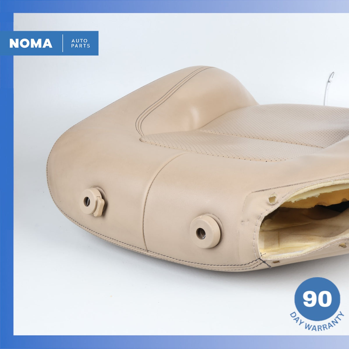 10-15 Jaguar X150 XK XKR Front Right Passenger Upper Seat Cushion Beige OEM - photo 12