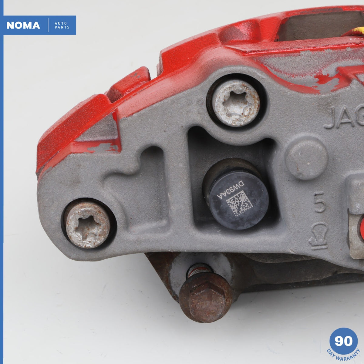 10-19 Jaguar XJ XF XK 3.0L SC 5.0L NA AWD Front Left Side Brake Caliper Red OEM - photo 9