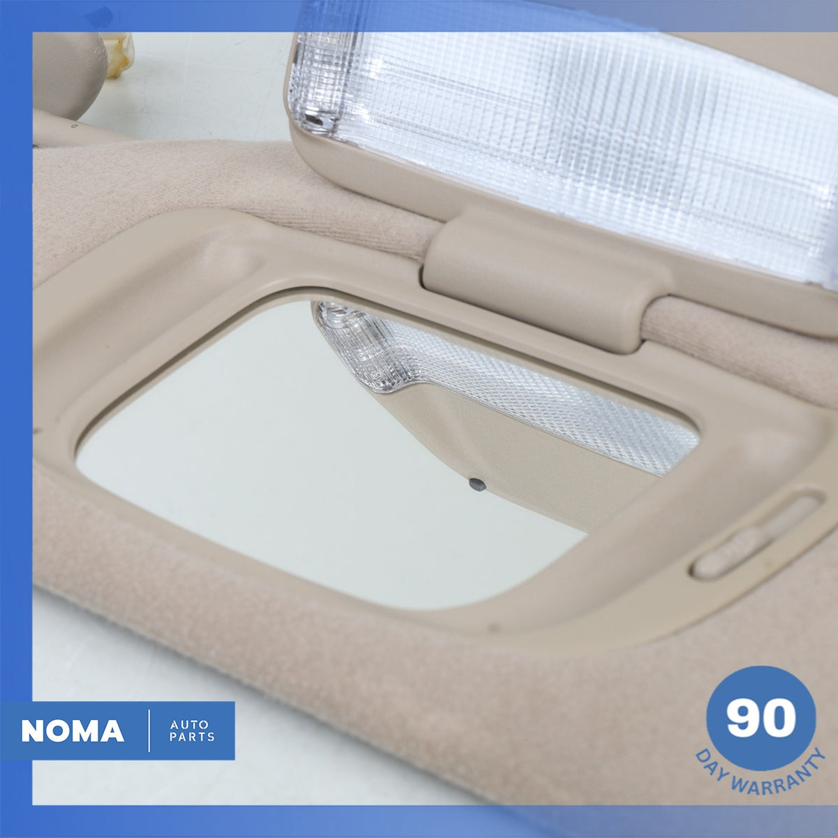 07-09 Lexus MHU33 RX400H RX350 Left Side Sunvisor Sun Visor Beige OEM - photo 5