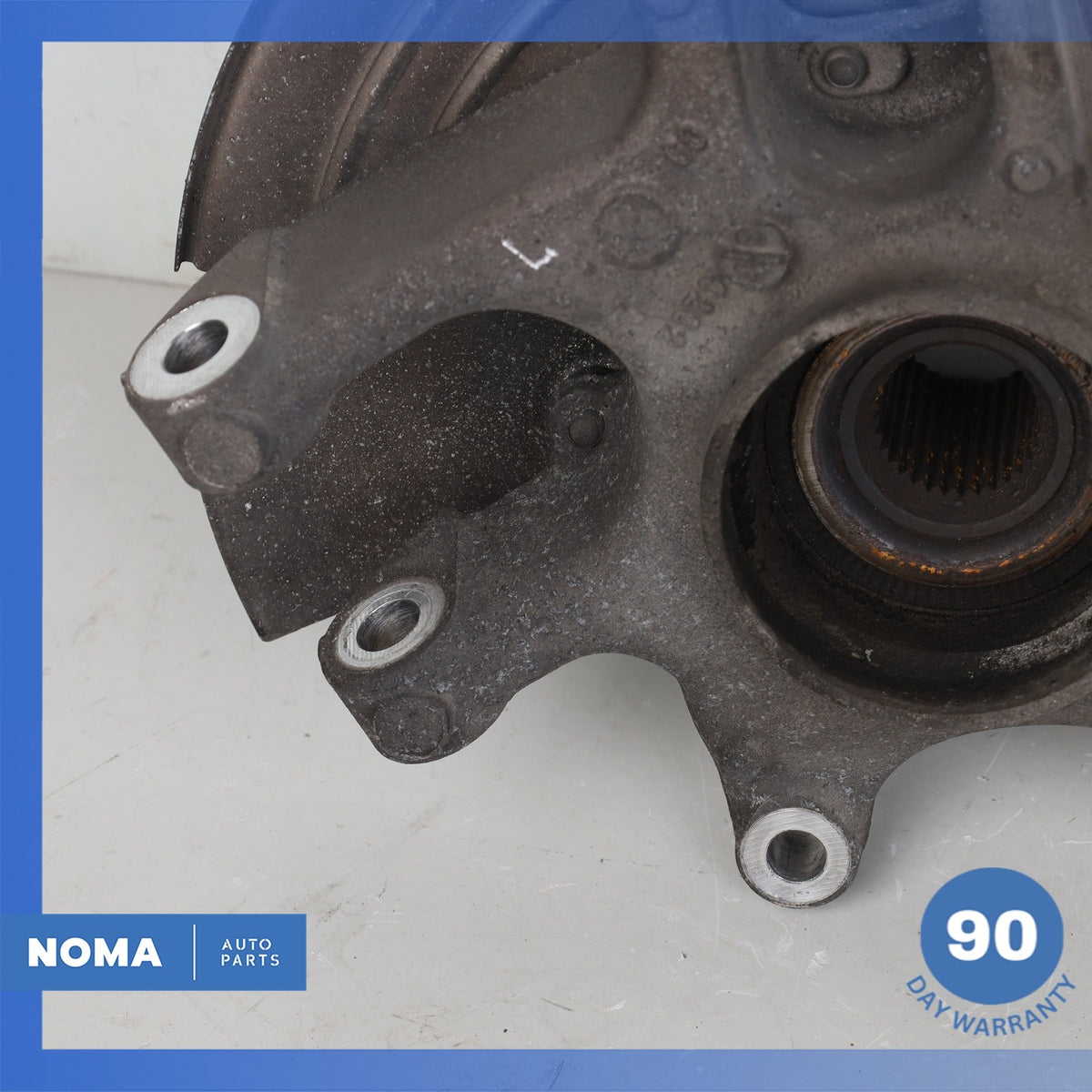 09-19 Jaguar X250 XF XJ XK Rear Left Spindle Knuckle Hub w/ Shield OEM - photo 14