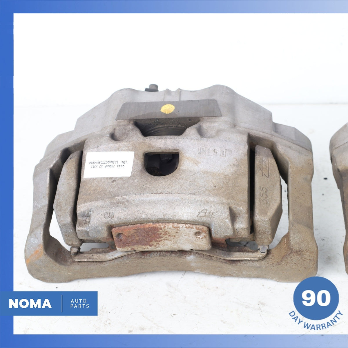 10-15 Jaguar X351 XJ XF XK Front Left & Right Side Brake Caliper Set of 2 OEM - photo 10