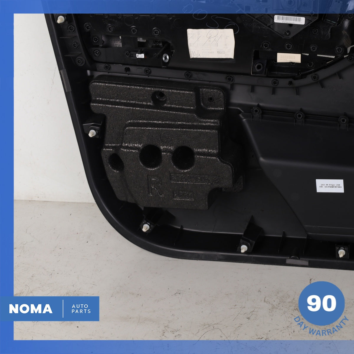 12-19 Range Rover Evoque L538 4DR Front Right Door Trim Panel Assembly Black OEM - photo 12