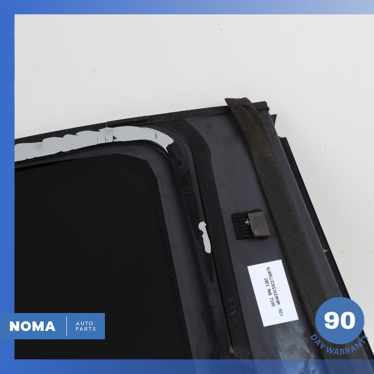 07-13 BMW E92 328i 335i Coupe Rear Left Side Quarter Window Glass OEM - photo 12