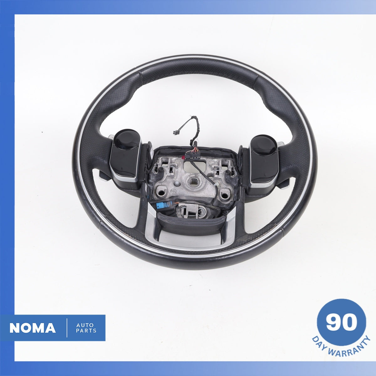 18-20 Range Rover L560 Velar Heated Steering Wheel w/ Paddle Shifters Black OEM - photo 2
