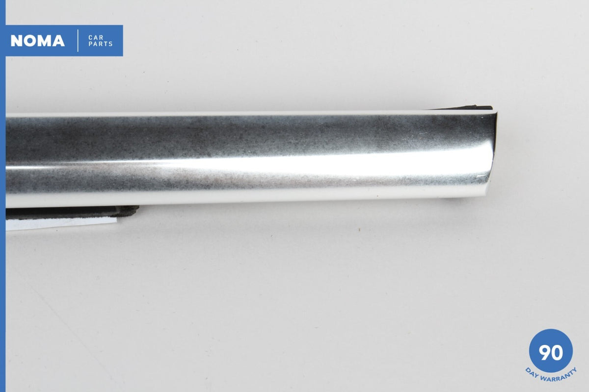 03-08 Jaguar S-Type X204 Rear Left Door Exterior Window Molding Seal Chrome OEM - photo 2