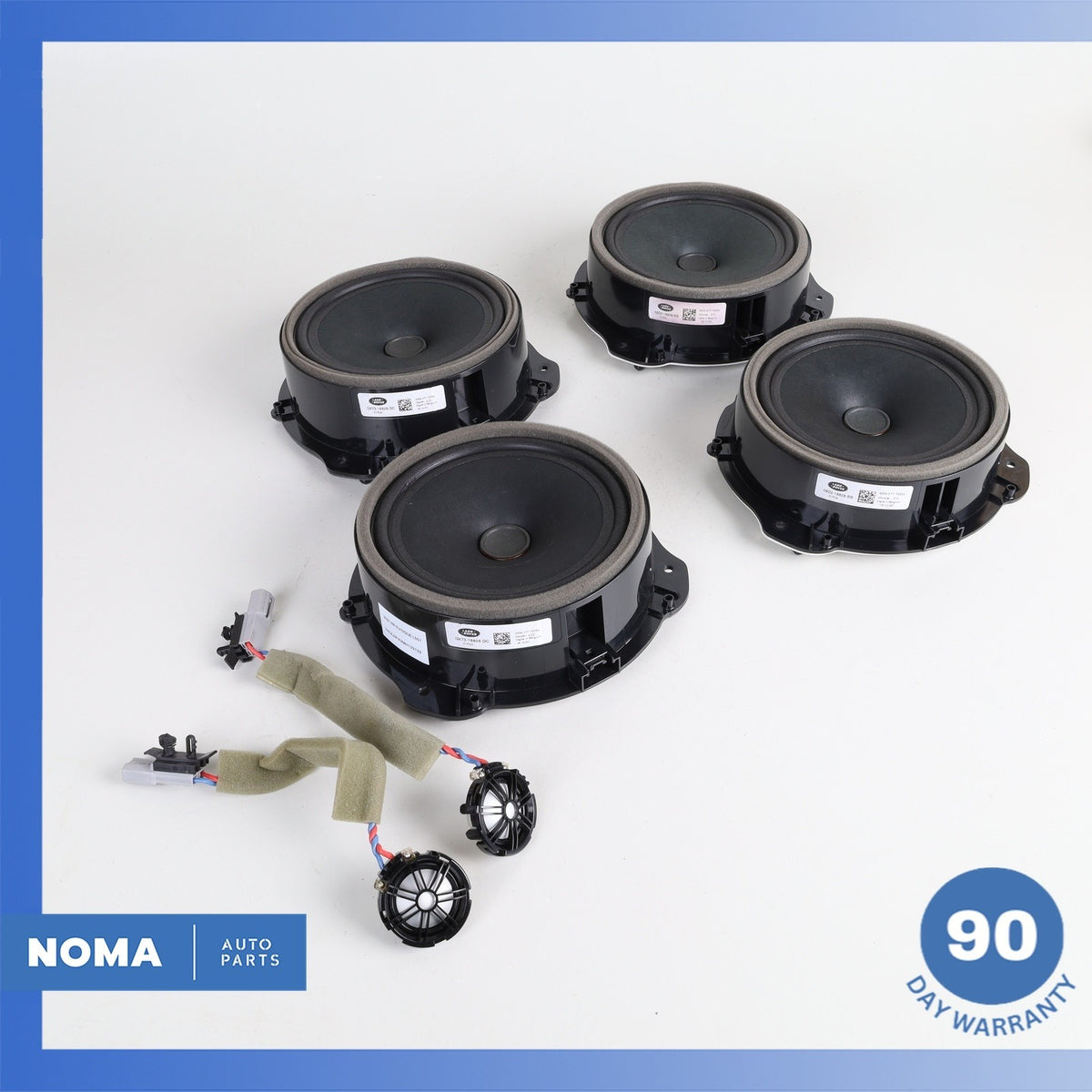 20-23 LR Range Rover Evoque L551 Front & Rear Base Audio Speaker Set OEM 58k - photo 1