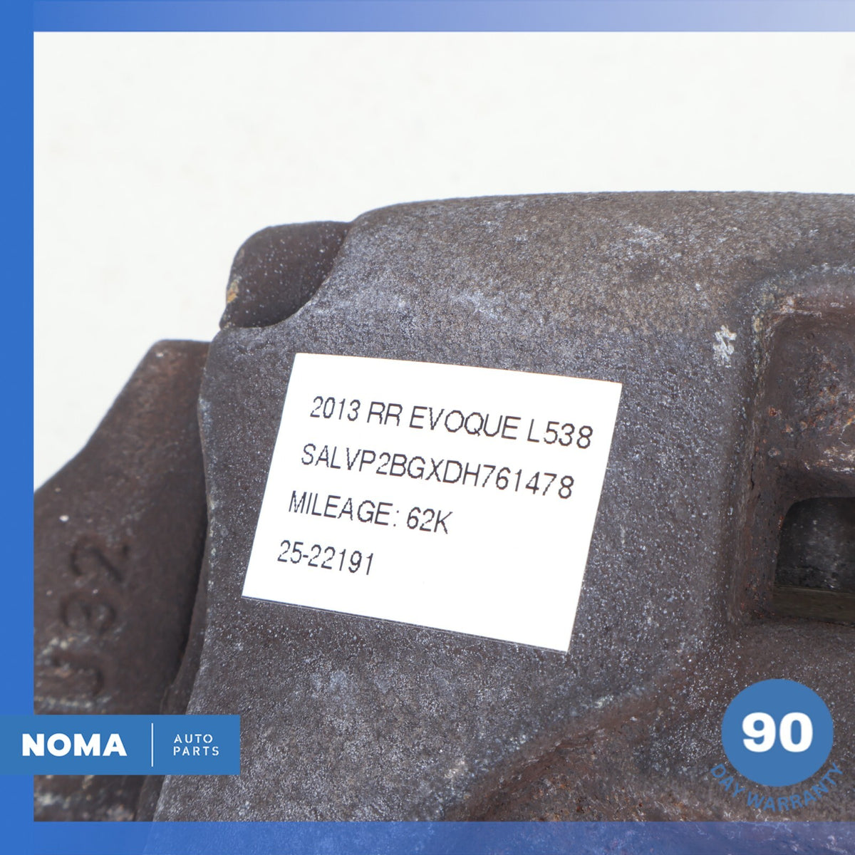 12-15 LR Range Rover Evoque L538 Front Left Driver Side Brake Caliper OEM - photo 14