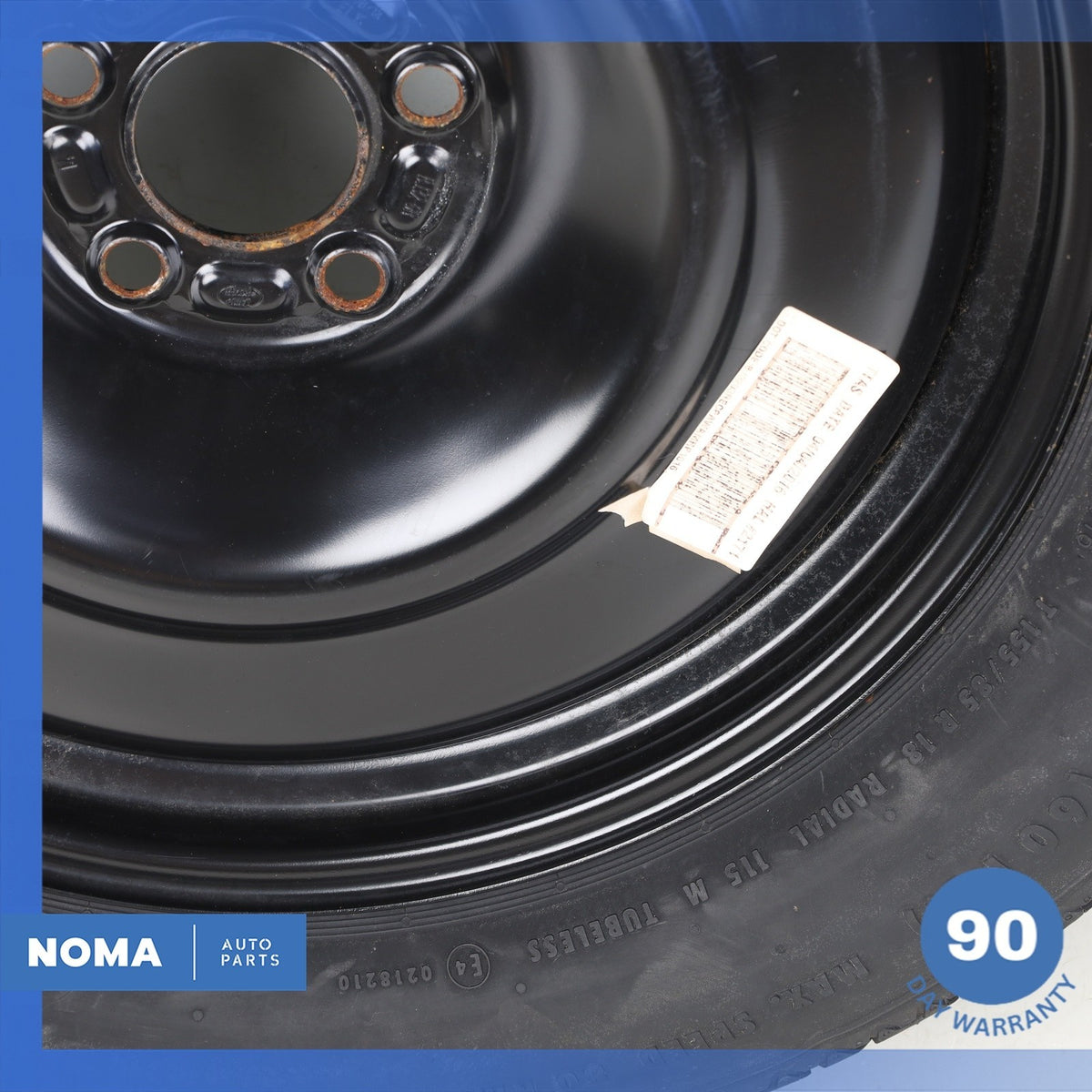 11-23 Range Rover Evoque L538 Emergency Spare Tire Wheel Donut Rim 155 85 18 OEM - photo 4