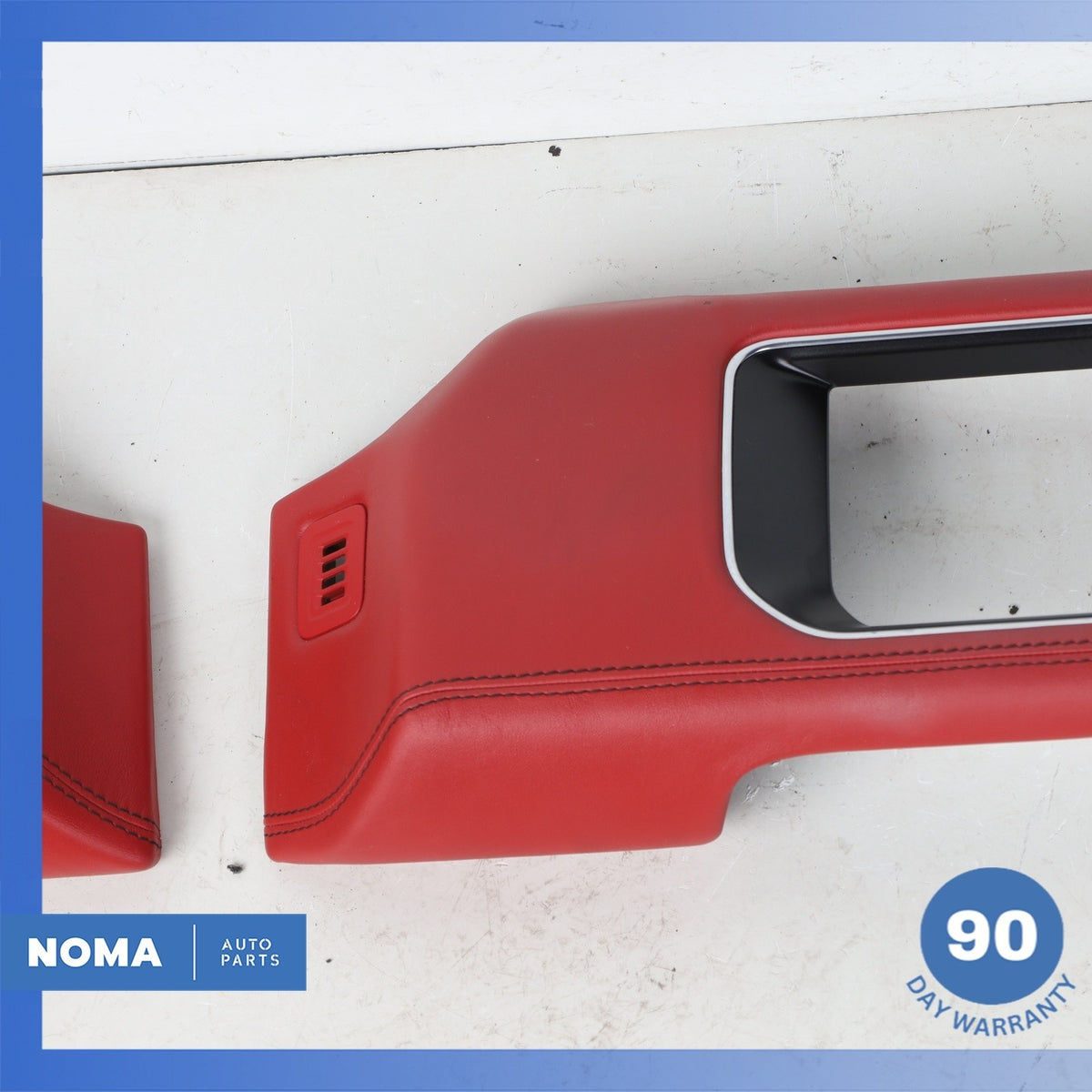 17-19 LR Range Rover Sport L494 Dash Dashboard Cover Panel Trim Set Red OEM - photo 6