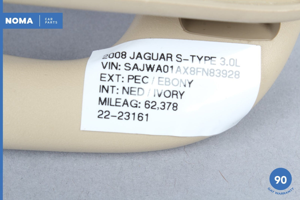 05-08 Jaguar S-Type X206 Rear Right Side Roof Grab Grip Handle w/ Lamp SEL OEM - photo 11