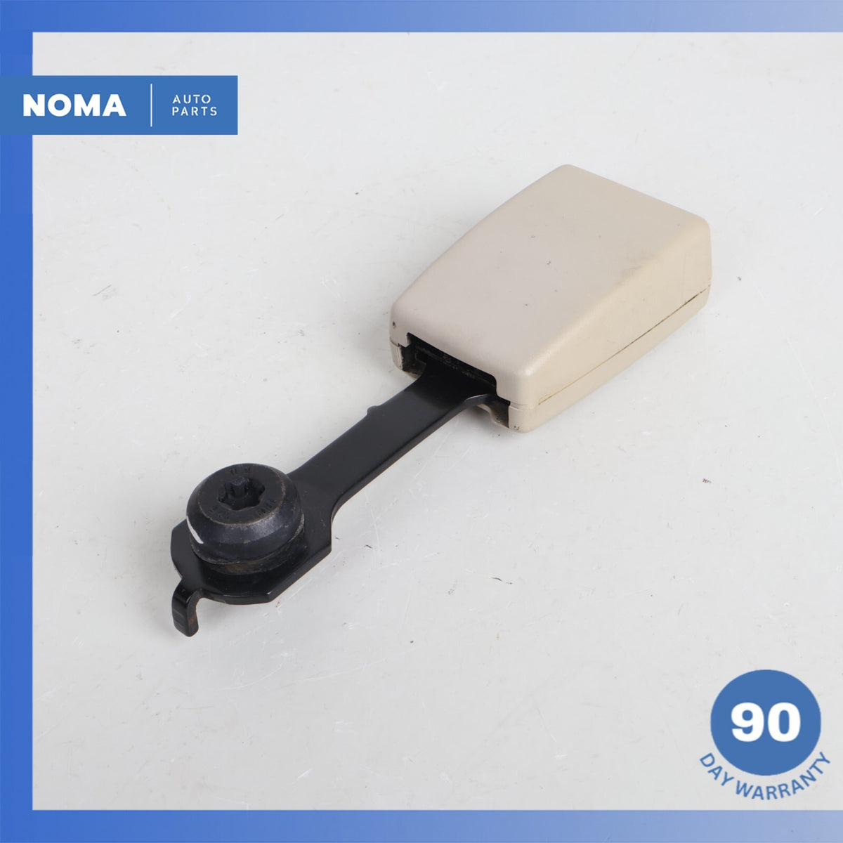 97-99 Jaguar X100 XK8 Right Passenger Side Seat Belt Buckle Beige HJA7012DA OEM - photo 5
