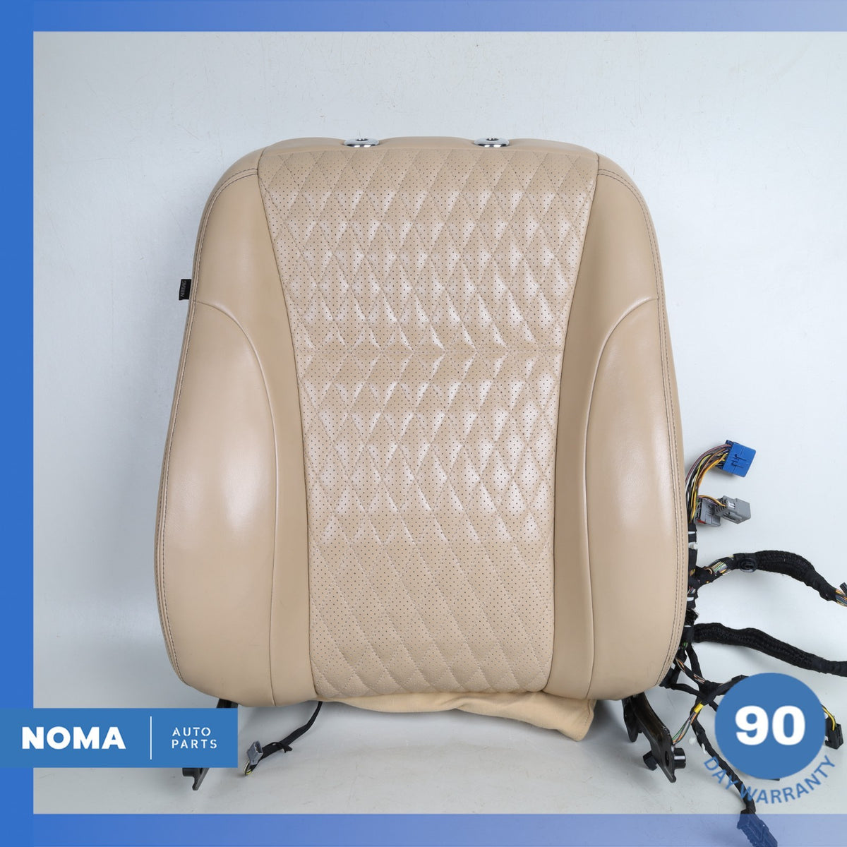 14-19 Jaguar X351 XJL XJR Front Right Passenger Top Upper Seat Cushion Beige OEM - photo 1