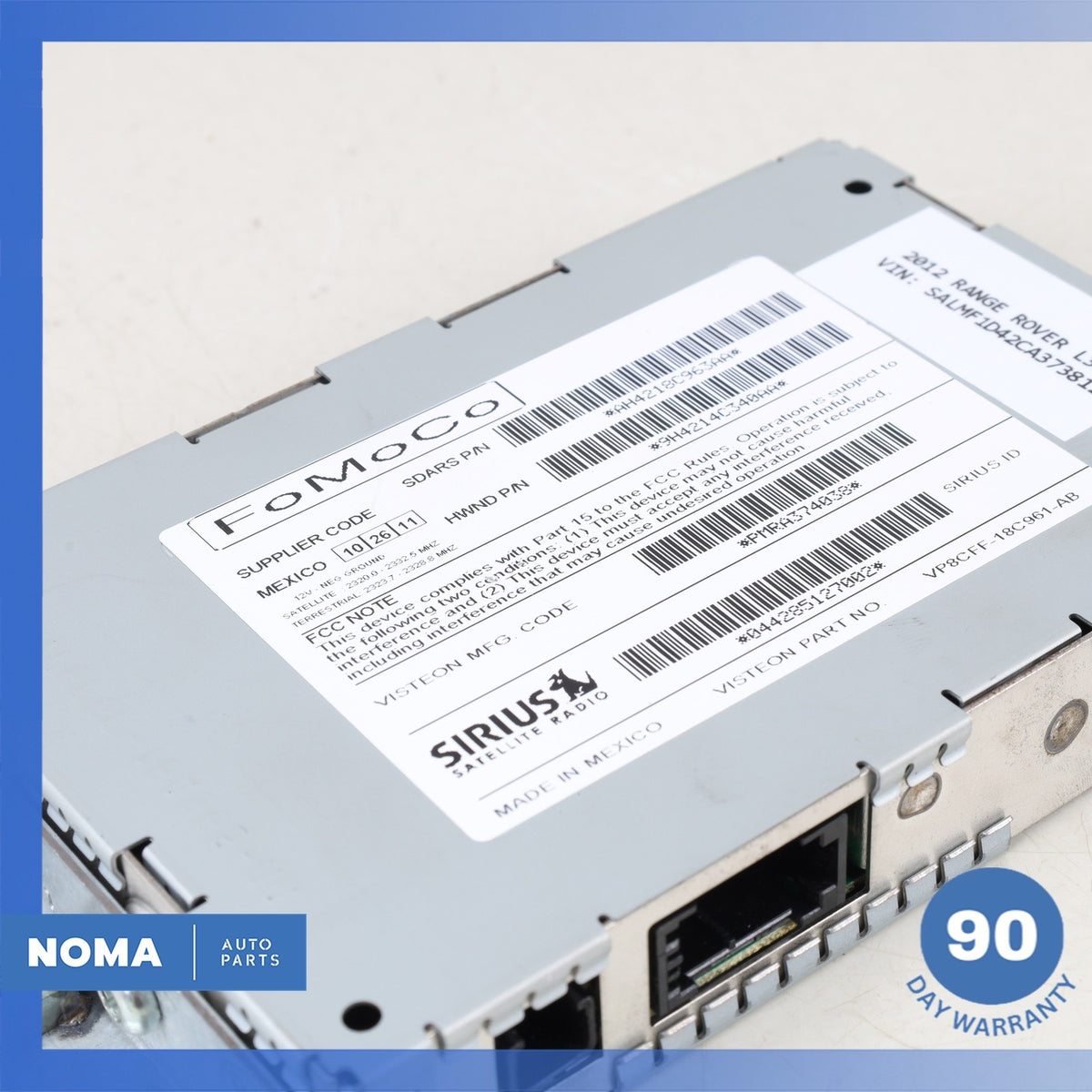 Land Rover L322 L319 L320 Satellite Receiver Radio Module Unit 9H4214C340AA OEM - photo 4