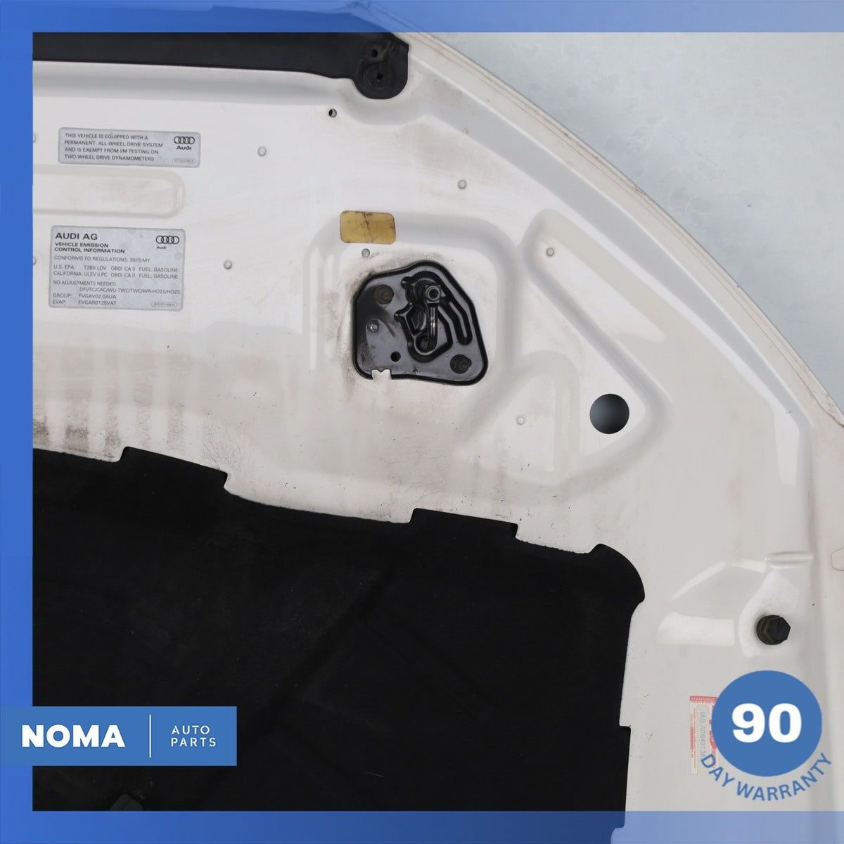 15-18 Audi 8U Q3 Hood Bonnet Cover Panel White 8U0823029B OEM - photo 14